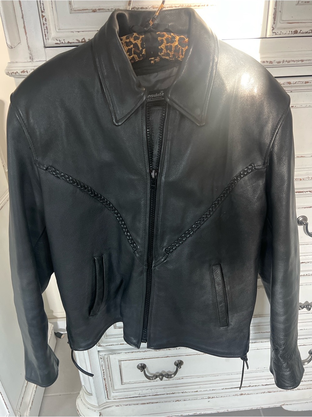 Leather Mill Arizona Matching Jacket & Chaps Set — Size L/M - Picture 12 of 16